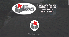 Desktop Screenshot of 1stresponseroofing.com